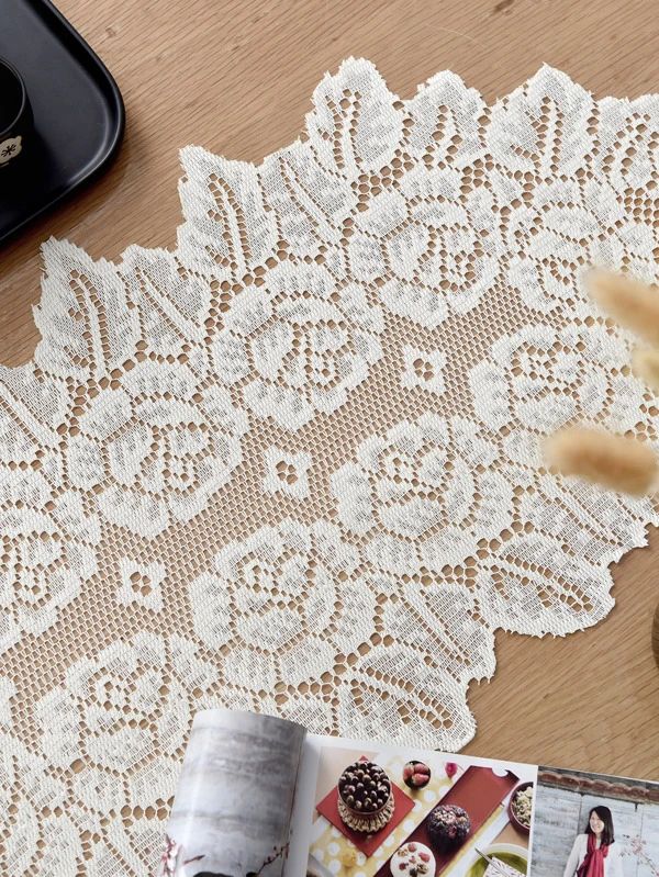 Hollow Lace Table Runner