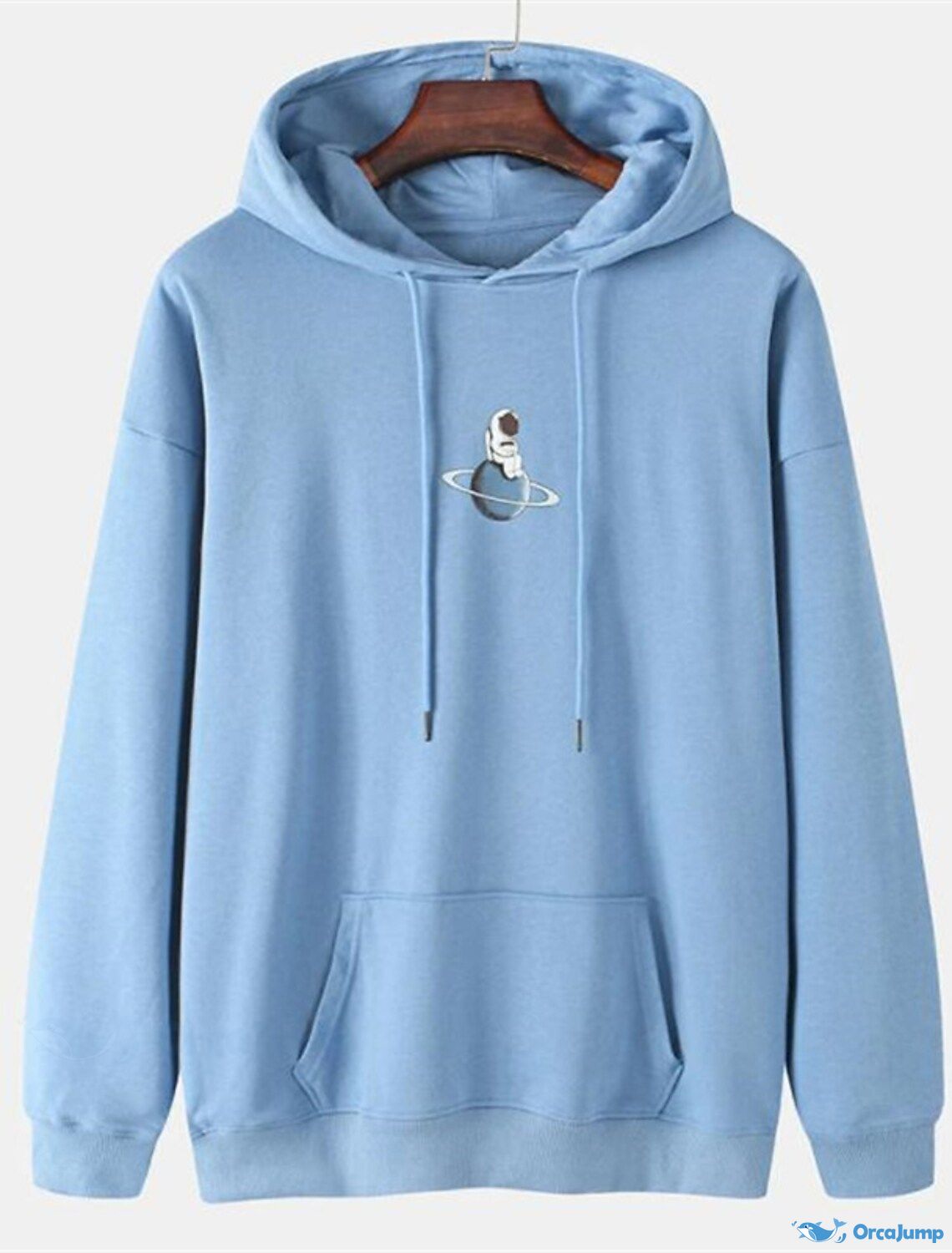 Light blue designer discount hoodie